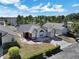 Aerial view of single story home with gray roof and red accents at 3815 42Nd W Ave, Bradenton, FL 34205