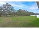 Spacious backyard with grassy area and mature trees at 3911 Douglas Hill Pl, Parrish, FL 34219