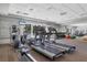 Modern fitness center featuring treadmills and rowing machine at 393 N Point Rd # 604, Osprey, FL 34229