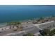 Aerial view of waterfront park and road at 419 Partridge Cir, Sarasota, FL 34236