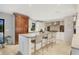 White kitchen with granite countertops and stainless steel appliances at 419 Partridge Cir, Sarasota, FL 34236