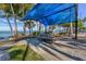 Picnic table under shade structure at 419 Partridge Cir, Sarasota, FL 34236