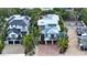 Bird's-eye view showcasing the home's size and curb appeal at 421 Pine Ave, Anna Maria, FL 34216