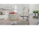 Kitchen counter with cake and modern faucet at 4215 Breezeway Blvd # 2420, Sarasota, FL 34238