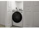 Laundry room with Samsung washer and dryer at 4215 Breezeway Blvd # 2420, Sarasota, FL 34238