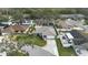 Aerial view of house and surrounding neighborhood, showing street and landscaping at 5424 81St Avenue E Cir, Palmetto, FL 34221