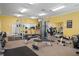 Community gym equipped with various fitness machines, weights, and mirrors for a complete workout at 5711 Soldier Cir # 204, Sarasota, FL 34233