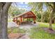 Open-air picnic pavilion at Longwood Park offers shade and a place to gather for outdoor meals and events at 5827 Beaurivage Ave, Sarasota, FL 34243