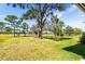 Backyard view of golf course and trees at 617 Whitfield Ave, Sarasota, FL 34243