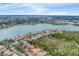 Aerial view of lakefront homes and community at 6669 Windjammer Pl, Lakewood Ranch, FL 34202