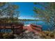 Private wooden dock providing lake access at 6669 Windjammer Pl, Lakewood Ranch, FL 34202