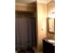 Clean bathroom with marble vanity and shower at 800 S Dakota Ave # 329, Tampa, FL 33606