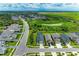 Aerial view of homes and neighborhood at 8250 Velda Trl, Sarasota, FL 34241