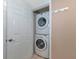 Stackable washer and dryer in convenient laundry room at 936 La Costa Cir # 4, Sarasota, FL 34237