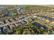 Aerial view of house and neighborhood, showcasing the community and location at 5341 Greenbrook Dr, Sarasota, FL 34238