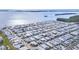 Aerial view of a large waterfront manufactured home community at 10315 Cortez W Rd # 5H, Bradenton, FL 34210