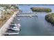 Community boat docks on the water at 10315 Cortez W Rd # 5H, Bradenton, FL 34210