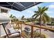 Relaxing balcony with neighborhood views at 110 46Th St, Holmes Beach, FL 34217