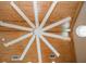 Large white ceiling fan with wood beams at 110 46Th St, Holmes Beach, FL 34217