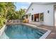 Private pool with spacious deck at 110 46Th St, Holmes Beach, FL 34217