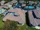 Aerial view of tiled roof and surrounding homes at 1152 Beachcomber Ct # 15, Osprey, FL 34229