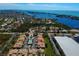 Aerial view of the property and surrounding community at 1152 Beachcomber Ct # 15, Osprey, FL 34229