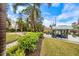 View of boat dock from the backyard at 121 Holly Ave, Sarasota, FL 34243