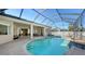 Stunning pool and spa with screened enclosure, perfect for relaxation at 12471 Natureview Cir, Bradenton, FL 34212