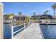 Private dock with access to the water, perfect for boating at 129 12Th E Ave, Palmetto, FL 34221