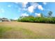 Large backyard with partial view of home at 13609 2Nd Ne Ave, Bradenton, FL 34212