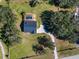 Bird's eye view of the house and property at 13995 Mossy Hammock Ln, Myakka City, FL 34251