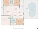 Detailed floor plan shows dimensions of rooms and pool at 13995 Mossy Hammock Ln, Myakka City, FL 34251