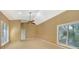 Spacious bedroom with neutral walls and carpeting at 1423 Kimlira Ln, Sarasota, FL 34231