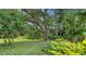 Peaceful garden with lush tropical plants, creating a tranquil and secluded atmosphere at 1423 Kimlira Ln, Sarasota, FL 34231