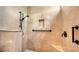 Large walk-in shower with built-in seat and grab bars at 1423 Kimlira Ln, Sarasota, FL 34231