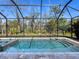 Refreshing pool and spa with screened enclosure, offering privacy and relaxation at 16125 Tradewind Ter, Lakewood Ranch, FL 34211