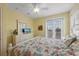 Coastal-themed bedroom with private balcony at 203 69Th St # A, Bradenton Beach, FL 34217