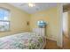 Bedroom with a comfortable bed and TV at 203 69Th St # A, Bradenton Beach, FL 34217