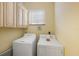 Convenient laundry room with washer and dryer at 203 69Th St # A, Bradenton Beach, FL 34217