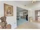 Bright hallway with view into living room at 2119 Zipperer Rd, Bradenton, FL 34212