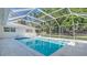 Inviting screened pool with ample deck space at 2133 Oriole Dr, Sarasota, FL 34239