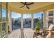 Private balcony offering city views and comfortable seating at 317 Beach Rd, Sarasota, FL 34242