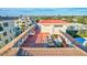 Enjoyable rooftop patio with seating area and partial city views at 317 Beach Rd, Sarasota, FL 34242