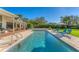 Stunning pool with patio and spacious backyard at 3709 Beneva Oaks Way, Sarasota, FL 34238