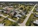 Wide aerial view of home and surrounding neighborhood at 372 Tihami Rd, Venice, FL 34293