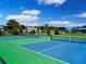 Well-maintained pickleball courts offering a fun and active recreational amenity in a beautiful community setting at 3822 Ironwood Ct, Sarasota, FL 34243