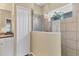 Bathroom features a walk-in shower and linen closet at 4121 Deep Creek Ter, Parrish, FL 34219