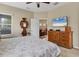 Main bedroom with built-in shelving and ensuite access at 4121 Deep Creek Ter, Parrish, FL 34219