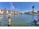 Calm water canal view; boats and waterfront property visible at 4350 Chatham Dr # E106, Longboat Key, FL 34228