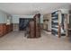 Living room undergoing renovation, featuring a fireplace at 4511 7Th Street E Ct, Ellenton, FL 34222